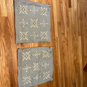 Pottery barn pillow covers